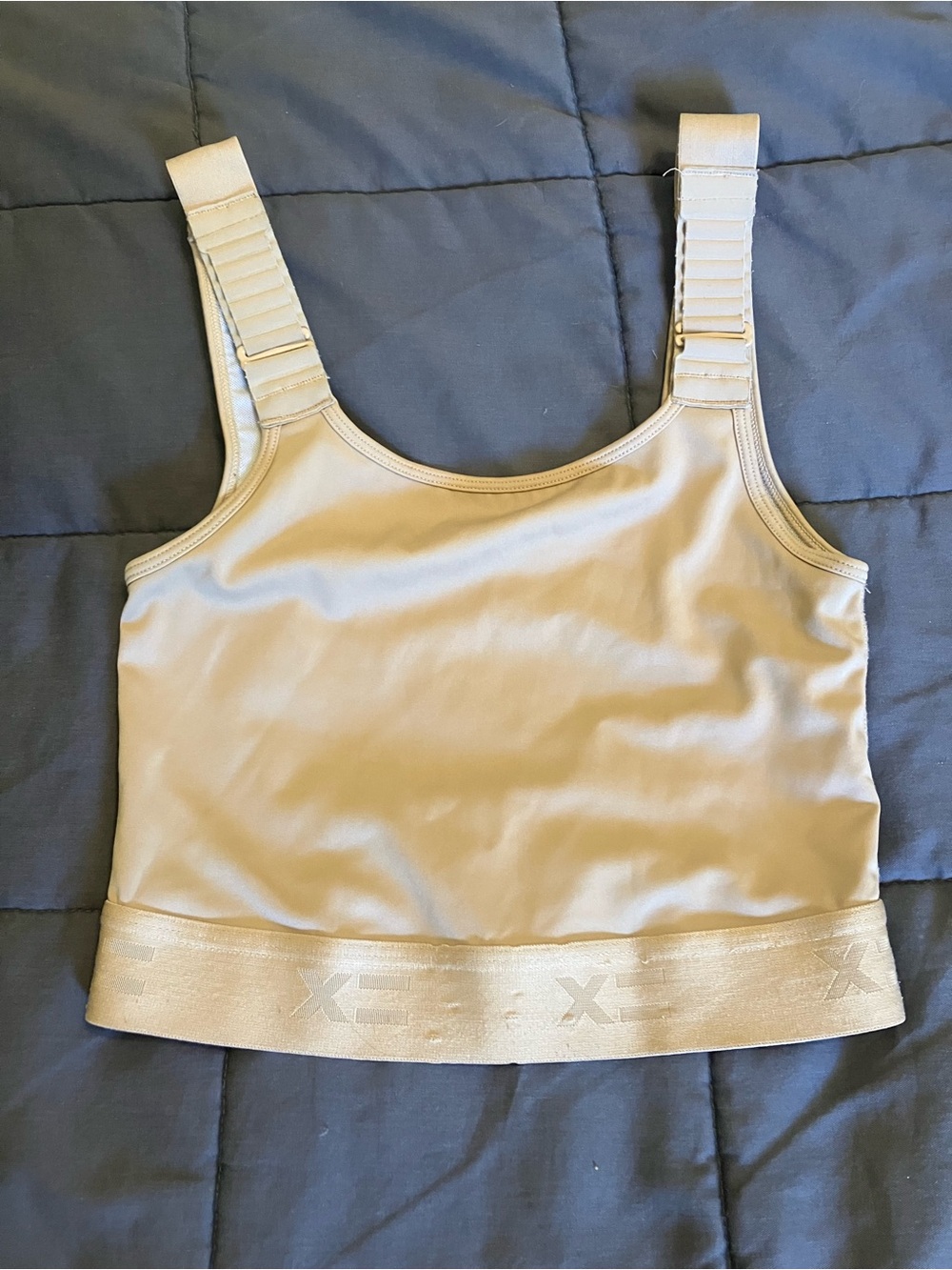 TomboyX Adjustable Compression Top in Chai